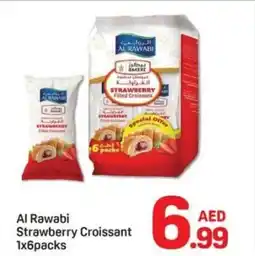 Day To Day Al rawabi strawberry croissant 1x6packs offer