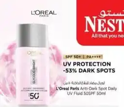 Nesto L'oreal paris anti-dark spot daily uv fluid 50spf offer