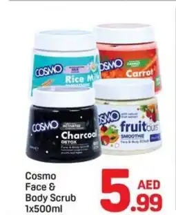 Day To Day Cosmo face & body scrub offer