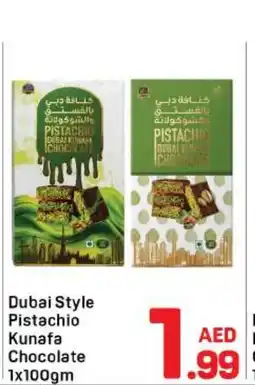 Day To Day Dubai style pistachio kunafa chocolate offer