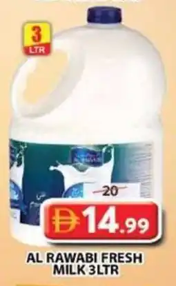 Grand Mall Sharjah Al rawabi fresh milk offer