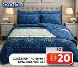 Grand Mall Sharjah Goodnight ag-bk-011 king bedsheet set offer