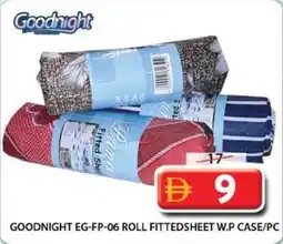 Grand Mall Sharjah Goodnight eg-fp-06 roll fittedsheet w.p case offer