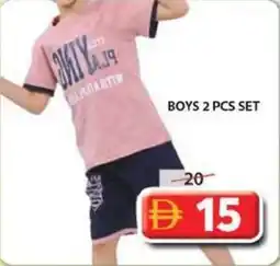Grand Mall Sharjah Boys 2 pcs set offer