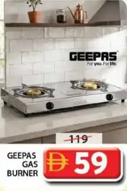 Grand Mall Sharjah Geepas gas burner offer