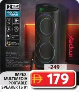 Grand Mall Sharjah Impex multimedia portable speaker ts 81 offer