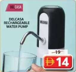 Grand Mall Sharjah Delcasa rechargeable water pump offer
