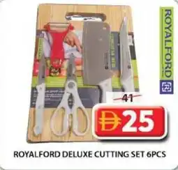 Grand Mall Sharjah Royalford deluxe cutting set 6pcs offer