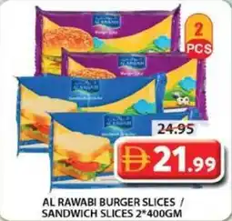 Grand Mall Sharjah Al rawabi burger slices sandwich slices offer