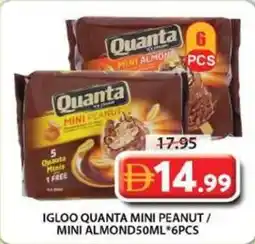 Grand Mall Sharjah Igloo quanta mini peanut mini almond 6 pcs offer