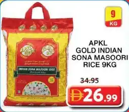 Grand Mall Sharjah Apkl gold indian sona masoori rice offer