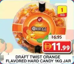 Grand Mall Sharjah Draft twist orange flavored hard candy jar offer