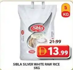 Grand Mall Sharjah Sibla silver white raw rice offer