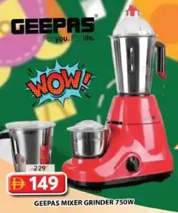 Grand Mall Sharjah Geepas mixer grinder 750w offer