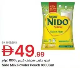 Emirates Co-op Nido milk powder pouch offer