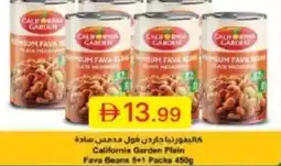 Emirates Co-op California garden plain fava beans 5+1 packs offer