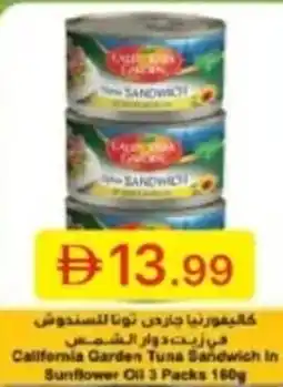 Emirates Co-op California garden tuna sandwich in sunflower oil 3 packs offer