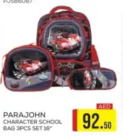 Emirates Co-op Character school bag 3pcs set 16" offer