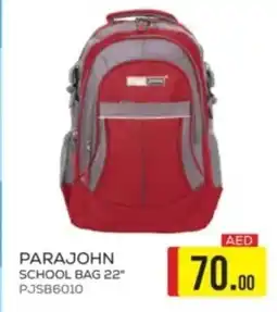 Emirates Co-op Parajohn school bag 22" pjsb6010 offer