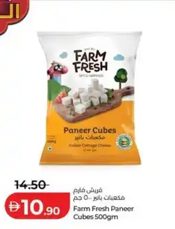 Lulu Hypermarket Farm Fresh Paneer Cubes offer