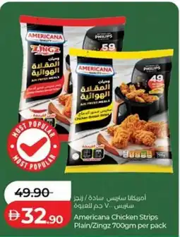 Lulu Hypermarket Americana Chicken Strips Plain/Zingz offer