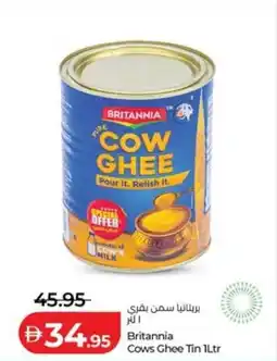 Lulu Hypermarket Britannia Cows Ghee Tin offer