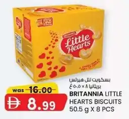 KM Trading Britannia little hearts biscuits offer