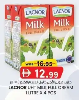 KM Trading Lacnor uht milk full cream offer