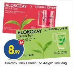 Bigmart Alokozay Black/Green Tea Free Mug offer
