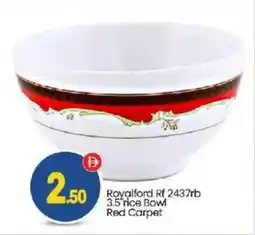 Bigmart Royalford Rf 2437rb 3.5 rice Bowl Red Carpet offer