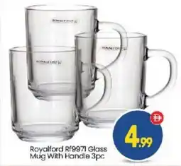 Bigmart Royalford Rf9971 Glass Mug With Handle 3pc offer