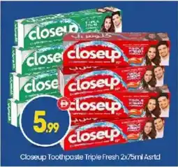 Bigmart Closeup Toothpaste Triple Fresh offer