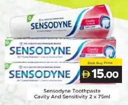 Amber Sensodyne Toothpaste Cavity And Sensitivity offer