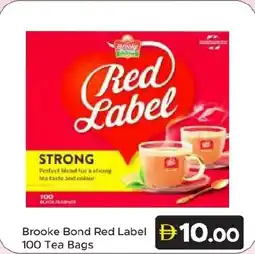 Amber Brooke Bond Red Label 100 Tea Bags offer