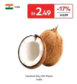 Carrefour Coconut Dry Per Piece offer
