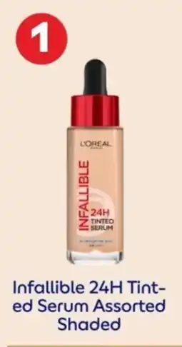 Carrefour Infallible 24H Tint- ed Serum Shaded offer