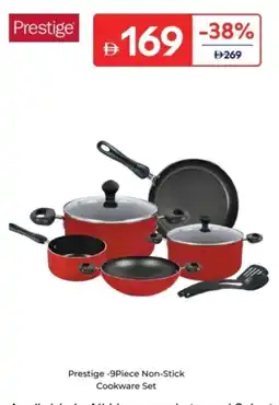 Carrefour Prestige-9Piece Non-Stick Cookware Set offer