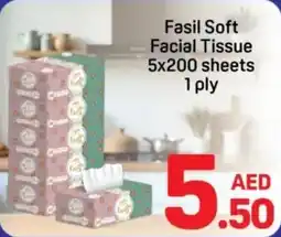 Day To Day Fasil Soft Facial Tissue 5x200 sheets 1 ply offer