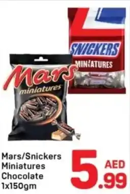 Day To Day Mars/Snickers Miniatures Chocolate offer
