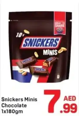 Day To Day Snickers Minis Chocolate offer