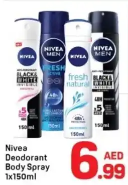 Day To Day Nivea Deodorant Body Spray offer