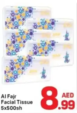 Day To Day Al Fajr Facial Tissue 5x500sh offer