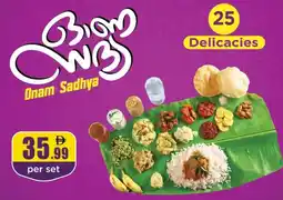 Nesto Onam Sadhya offer