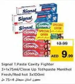 Nesto Signal T.Paste Cavity Fighter Close Up Tothpaste Menthol Fresh Red hot offer