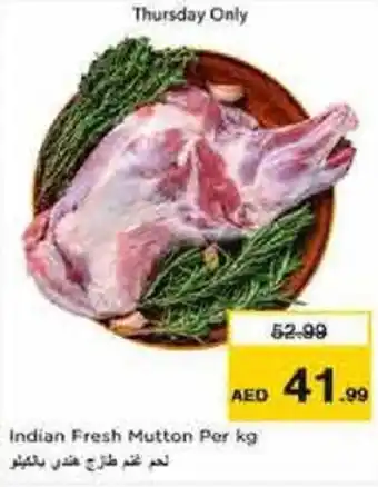 Nesto Indian Fresh Mutton offer