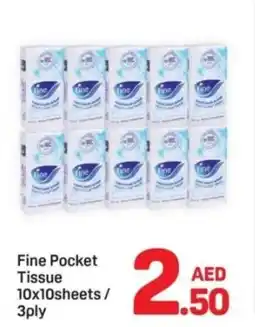 Day To Day Fine Pocket Tissue 10x10sheets 3ply offer