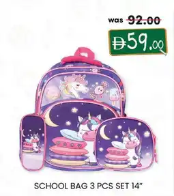 KM Trading School bag 3 pcs set 14 offer
