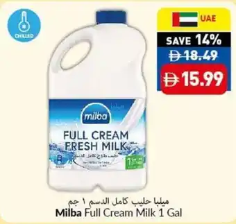 Milba Full Cream Milk 1 Gal