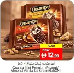 Nesto Quanta Mini Premium Peanut/ Almond Vanila Ice Cream offer