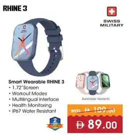 Nesto Smart Wearable RHINE 3 offer